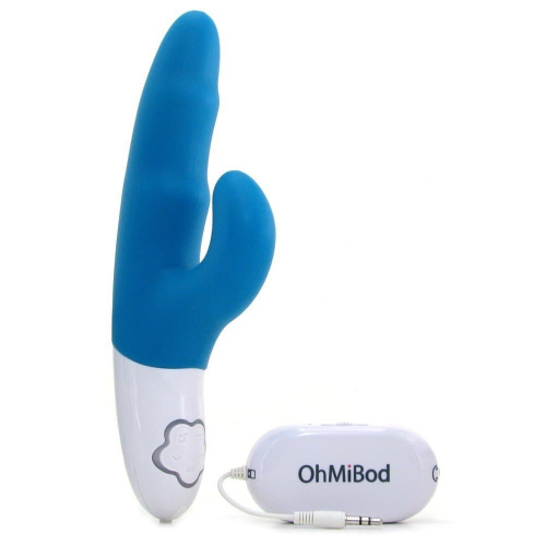 OhMiBod Freestyle W Music - вибратор-кролик Hi-Tech с музыкальными режимами, 11х3.7 см