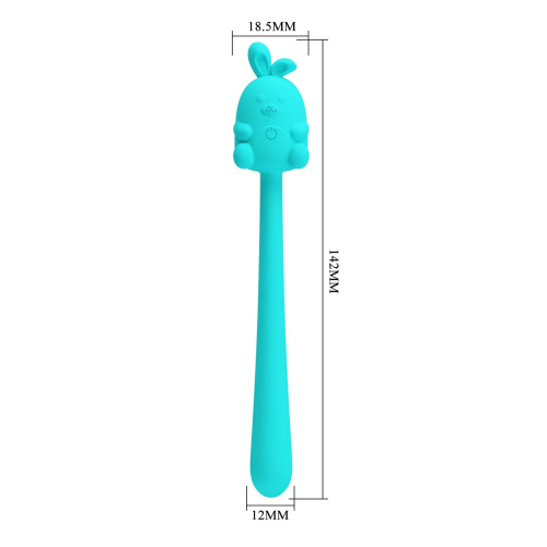 Мини вибратор на палочке Pretty Love Cute Bunny Flirting Stick