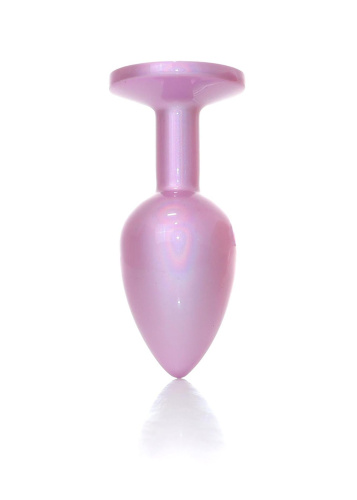 Анальная пробка с камнем B-Series Jewellery Pearl Pink Plug, S