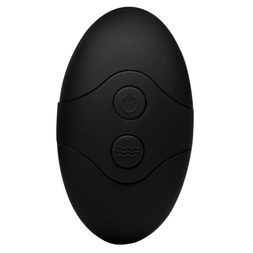 Kinetic Thumping 7X Large Anal Plug - Анальна пробка з поштовховими рухами, 13.3х4,8 см (чорний) - купити в Києві, Україні