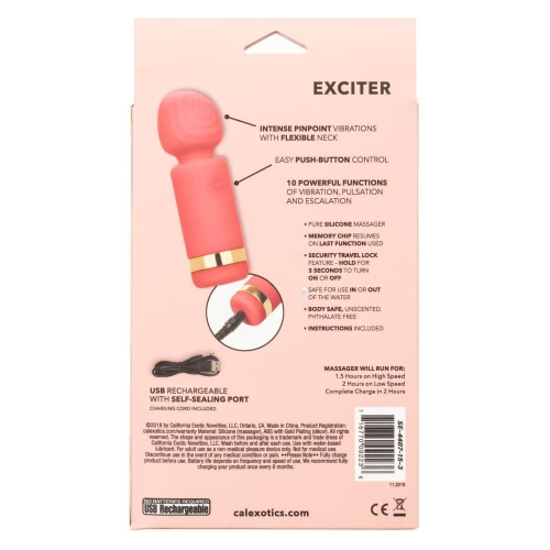 CalExotics Slay Exciter  мини вибромассажер, 9,5х3,25 см