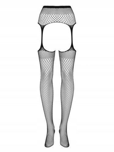 Obsessive Garter S815 - Колготки з імітацією панчох, S-L (чорний) - купити в Києві, Україні