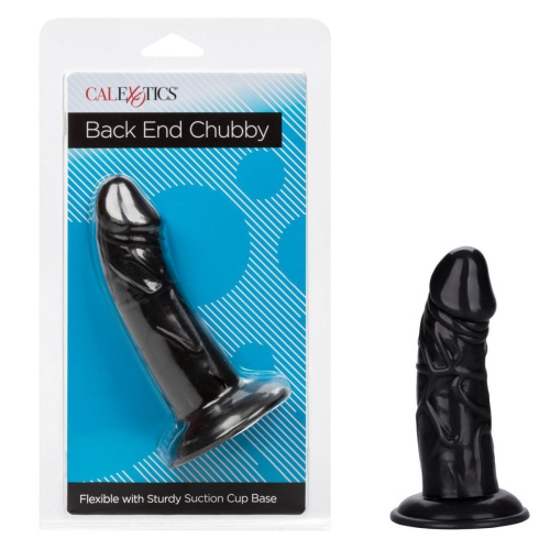 California Exotic Novelties Back End Chubby - Фаллоимитатор, 14х4.5 см (чёрный)