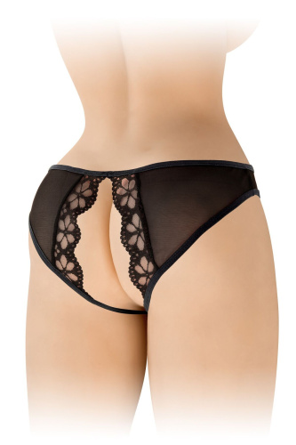 Трусики с открытой промежностью Fashion Secret Ambre, One Size черные