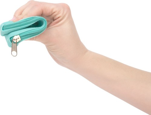 PowerBullet - Silicone Zippered Bag Teal - сумка для хранения секс-игрушек (бирюзовый)