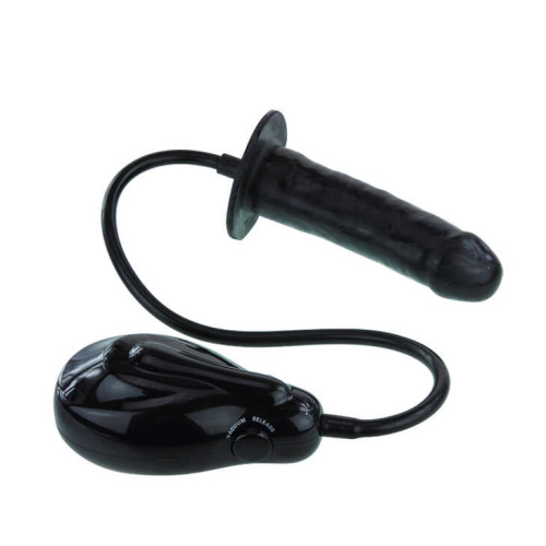 LyBaile - Inflateable Vibrating Dong - Надувной фаллоимитатор с вибрацией, 15.5х4 см