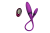 Adrien Lastic AD-2 - Вибратор двусторонний с пультом LRS 53х4см (фиолетовый) Adrien Lastic AD-2 - Вибратор двусторонний с пультом LRS 53х4см (фиолетовый)