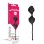 LoveToy iWhizz Luna Kegel Ball - Чёрные силиконовые вагинальные шарики, 20х4 см LoveToy iWhizz Luna Kegel Ball - Чёрные силиконовые вагинальные шарики, 20х4 см