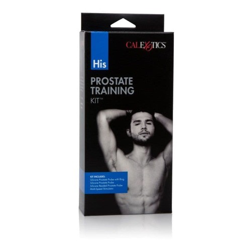 CalExotics His Prostate Training Kit - Набор анальных стимуляторов, 3 шт (чёрный)