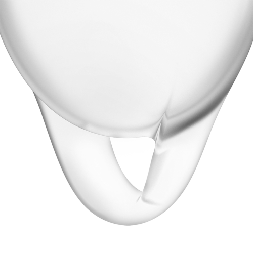 Satisfyer Feel Confident Menstrual Cup - Менструальные чаши, 15 и 20 мл (прозрачные)