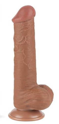 Фаллоимитатор Sliding-Skin Dual Layer Dong 8", 20.8 см