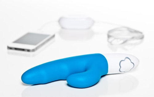 OhMiBod Freestyle W Music - вибратор-кролик Hi-Tech с музыкальными режимами, 11х3.7 см
