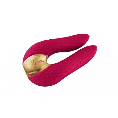 Shunga - Aiko Intimate Massager - Вібромасажер, 10.8х6.5 см (малиновий) - купити в Києві, Україні