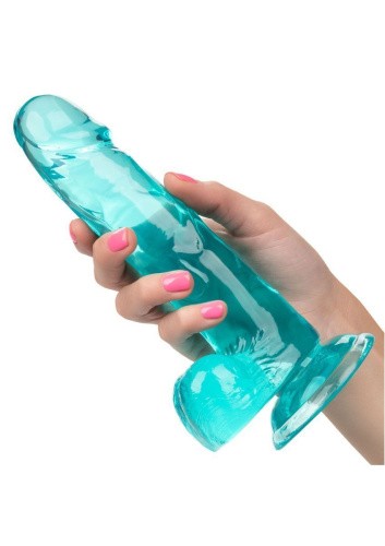California Exotic Novelties Queen Size Dong 6 - Фаллоимитатор, 15.25х3.75 см (голубой)