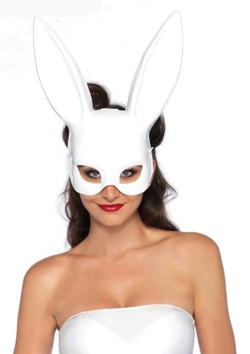 Leg Avenue-Masquerade Rabbit Mask White - Сексуальна маска кролика - купити в Києві, Україні