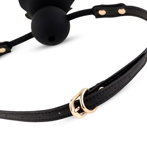 Кляп шарик B-Series Black Rose Ball Gag