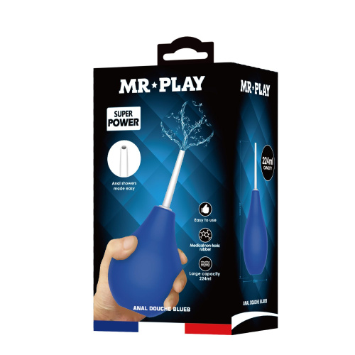 Анальный душ  Mr.Play Anal Douche Blueb Blue, 224 мл