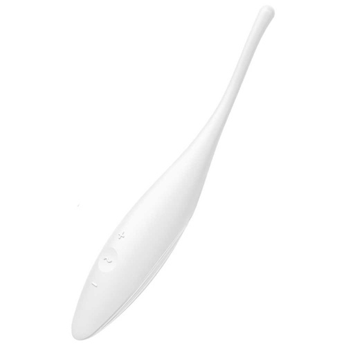 Satisfyer Twirling Joy White - Смарт-вибратор для клитора, 18 см (белый)