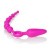 CalExotics Booty Call Booty Double Dare - Анальный стимулятор, 21х2,5 см (розовый) CalExotics Booty Call Booty Double Dare - Анальный стимулятор, 21х2,5 см (розовый)