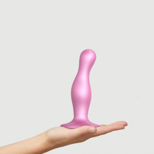Strap-On-Me Dildo Plug Curvy M - Насадка для страпона, 15х4.2 см