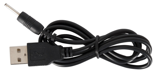 Orion Black Velvets Rechargeable Beads - Анальная цепочка с вибрацией, 21х3.1 см (черный)