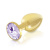Rianne S - Booty Plug Luxury Set набор металлических анальных пробок с кристаллом, диаметр 3 и 3.5 см