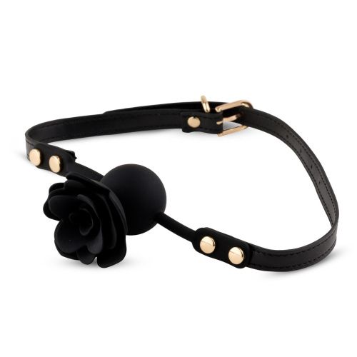 Кляп шарик B-Series Black Rose Ball Gag