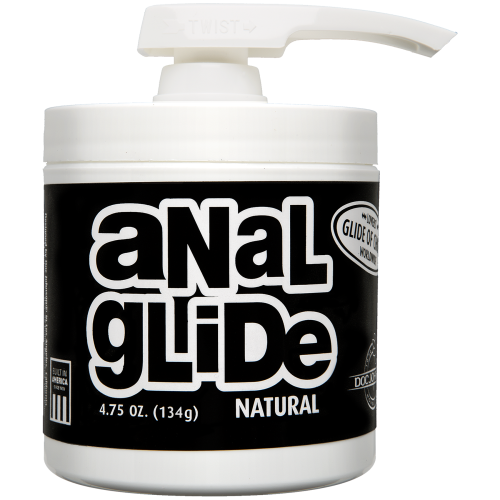 Doc Johnson Anal Glide Natural - анальне змазка на олійній основі, 134 гр - купити в Києві, Україні