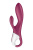 Satisfyer Heated Affair - Вибратор кролик, 20х3.5 см (бордовый)