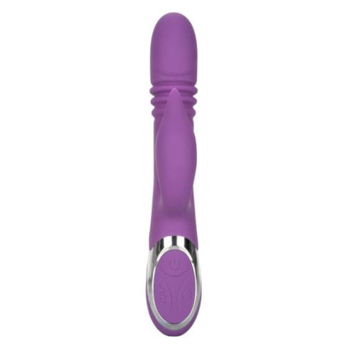 CalExotics Enchanted Kisser - вибратор кролик с толчковыми движениями и вращением, 12.8х3.8 см
