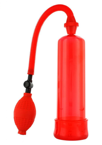 Seven Creations Penis Enlarger - Вакуумная помпа для мужчин, 20х5.5 см (красный)