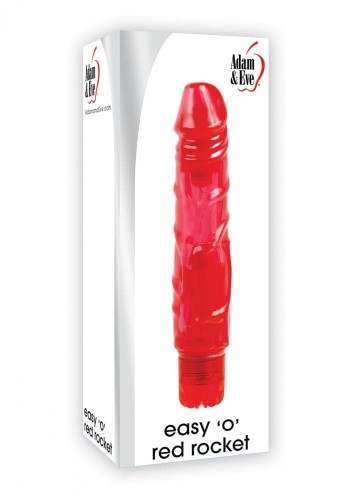 Evolved Easy O Red Rocket - Красный вибратор, 17х3 см