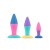 PMV20 Koda - Butt Plug Set - Набір анальних пробок, 3 шт (райдужний) - купити в Києві, Україні PMV20 Koda - Butt Plug Set - Набір анальних пробок, 3 шт (райдужний) - купити в Києві, Україні