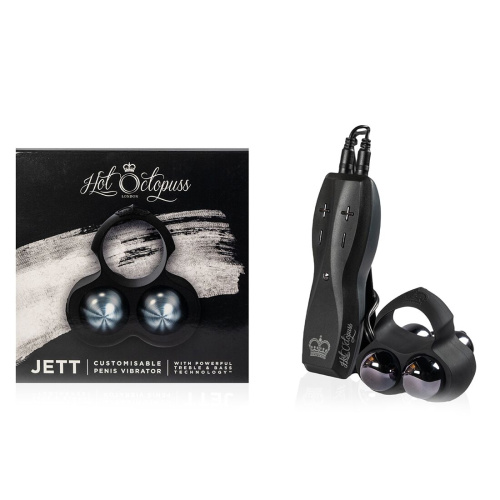 Hot Octopuss JETT - Вибратор для пениса оргазм без рук, 3,7 см (чёрный)