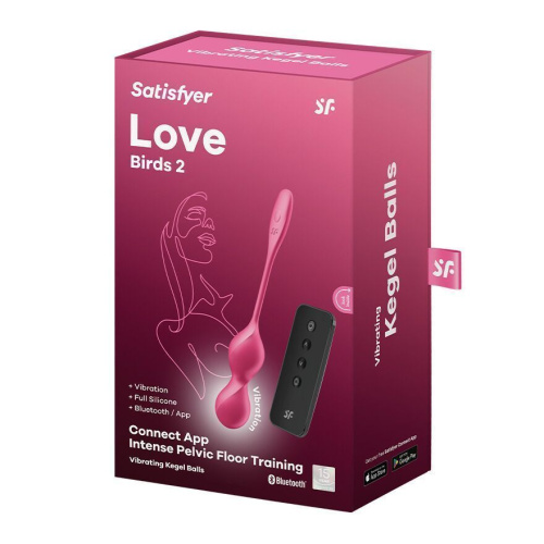 Вагінальні кульки Satisfyer Love Birds 2 Connect App - купити в Києві, Україні
