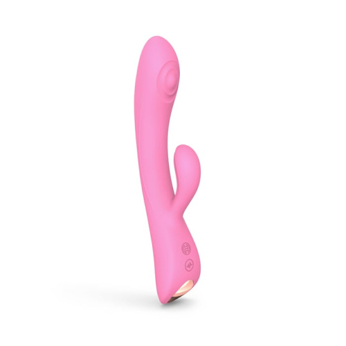 Love To Love Bunny & Clyde pink passion - Вибратор-кролик 22,5 см (розовый)