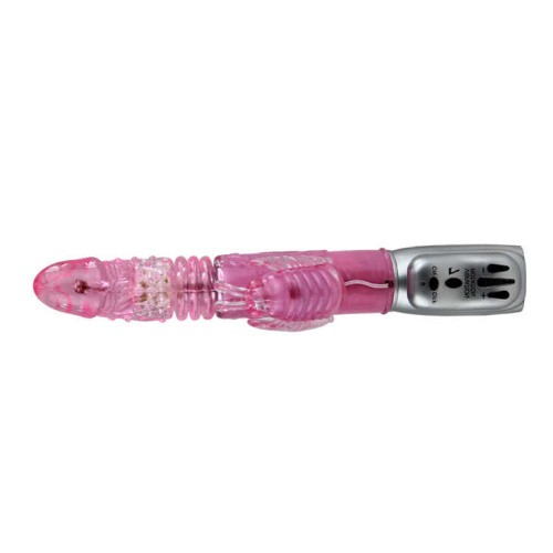 LyBaile Mariposa Tulip Vibrator rotating Purple - Вибратор-кролик с функцией ротации, 29.5х3.9 см