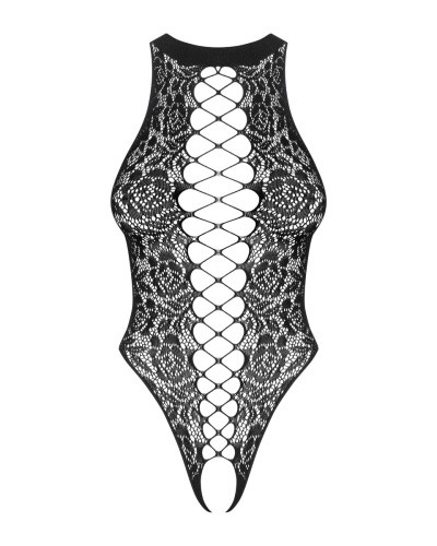 Obsessive B129 teddy - Боди, S/M/L (чёрный)