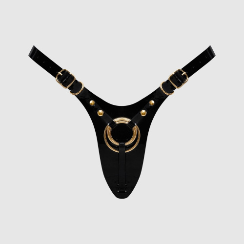 Трусики для страпона Strap-On-Me Leatherette Harness Fabulous, One Size - купити в Україні | Секс шоп SEX-SHOP.ua