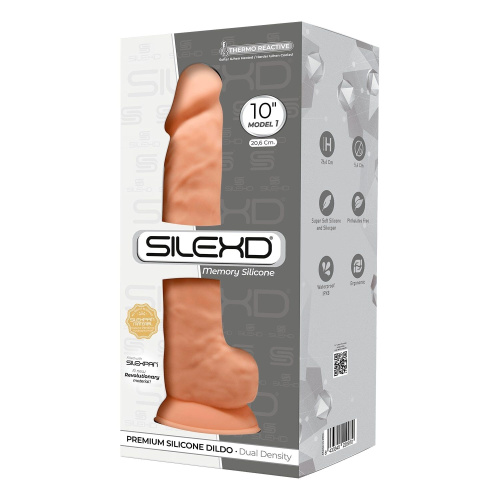 Adrien Lastic - SilexD Flesh (Model 1 size 10in) - Фалоімітатор двошаровий, 26.3х5 см - купити в Києві, Україні
