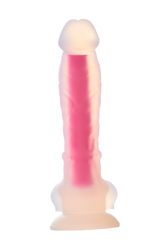 Dream Toys Radiant Glow In The Dark Soft Dildo - Фаллоимитатор, 21 см (розовый)
