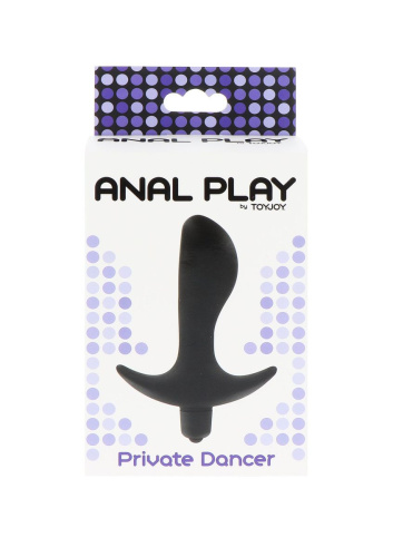 Toy Joy Private Dancer - Анальная пробка с вибрацией, 8х3 см
