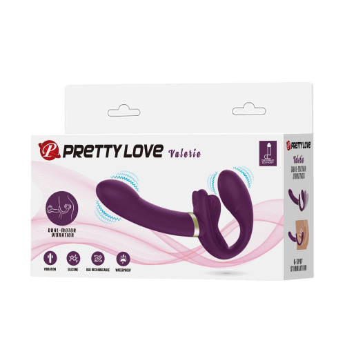 Безременной страпон с вибрацией - Pretty Love Valerie Purple