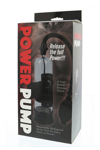Seven Creations Power Pump - вакуумна помпа з вібрацією, 18х6 см - купити в Києві, Україні
