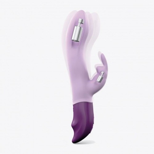 Love To Love Hello Rabbit Violet - вібратор-кролик з гнучким стволом та стимуляцією точки G, 12х4 см (фіолетовий) - купити в Києві, Україні