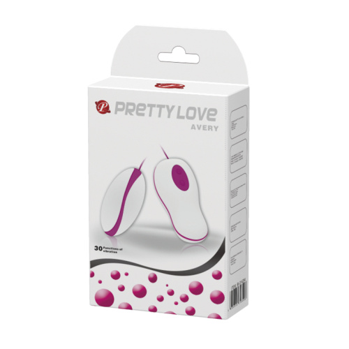 Pretty Love Avery Vibrating Egg Pink - Виброяйцо, 5,8 см (фиолетовый)