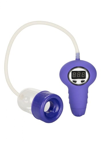 California Exotic Novelties Automatic Intimate Pump Purple - Автоматическая клиторальная помпа, 10х5 см
