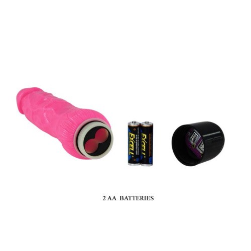 Colorful Sex Experience Pink - Реалістичний вібратор, 24 см (рожевий) - купити в Києві, Україні