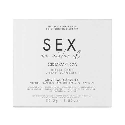 Bijoux Indiscrets Sex au Naturel - Orgasm Glow - Биодобавка для повышения либидо у женщин