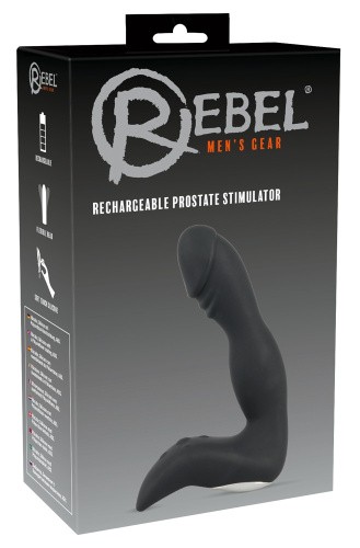 Orion Rebel Rechargeable Prostate Stimulator - Массажер простаты, 12.7х3.5 см (черный)